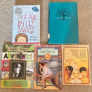 Lot 5 Chapter Books Fiction for Grade 1 2 3 4 Elementary Middle School Ages 6-9